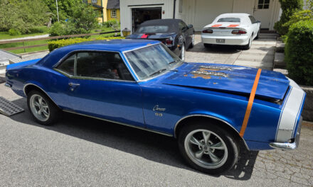 Renovering av tre Camaro 1997, 2012 och 1968