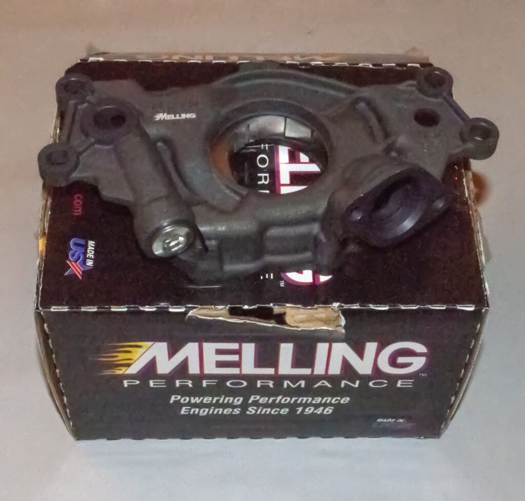 Högvolympump för olja i en L99-motor.